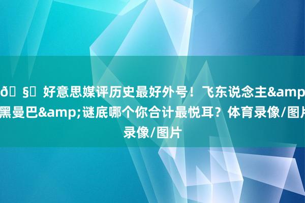 🧐好意思媒评历史最好外号！飞东说念主&黑曼巴&谜底哪个你合计最悦耳？体育录像/图片