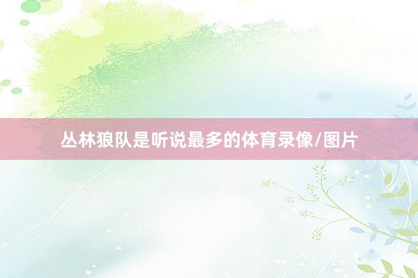 丛林狼队是听说最多的体育录像/图片