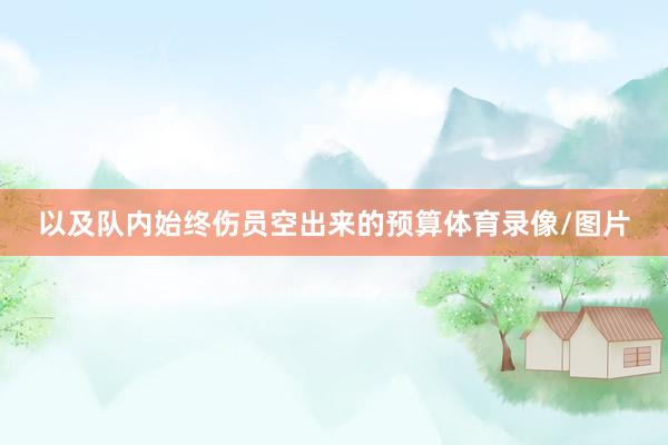 以及队内始终伤员空出来的预算体育录像/图片