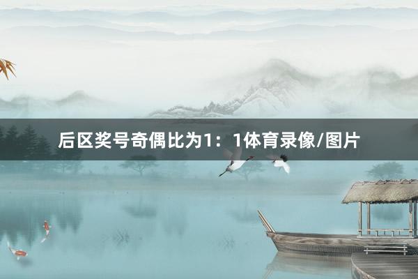 后区奖号奇偶比为1：1体育录像/图片