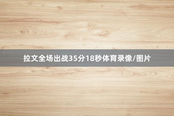 拉文全场出战35分18秒体育录像/图片
