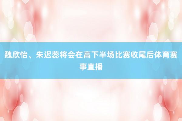 魏欣怡、朱迟蕊将会在高下半场比赛收尾后体育赛事直播